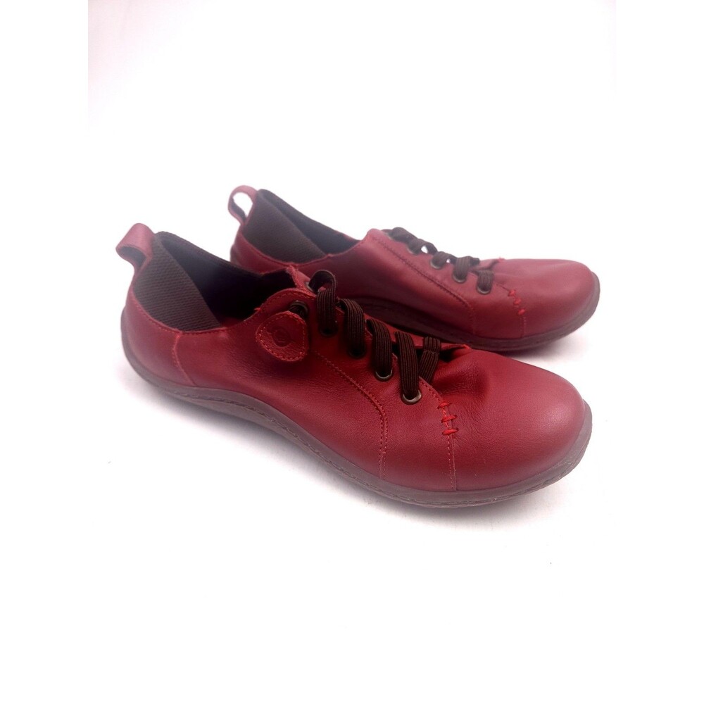 Born Althea D11605 Red Leather Woman's Shoes Size 9.5 M - Picture 4 of 10